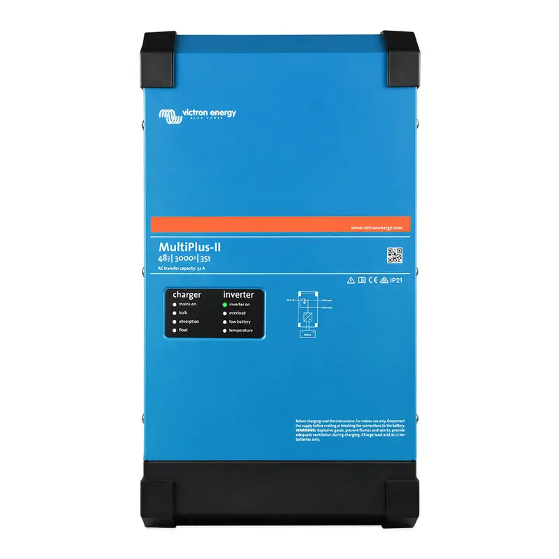 Victron MultiPlus-II 48V Inverter/Charger – 3000VA, 35–50A, 120V UL-Certified [PMP482305102]