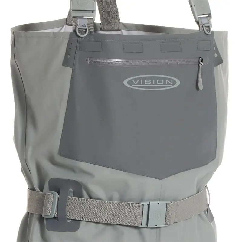 Vision Koski Grey Stockingfoot Waders – S26 Size
