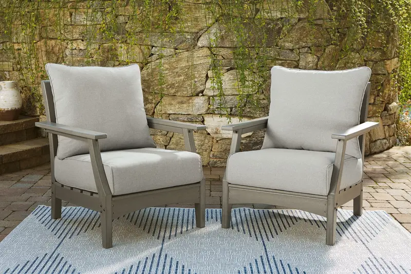 Visola Outdoor Lounge Chair – Ergonomic Reclining Seat with Cushion