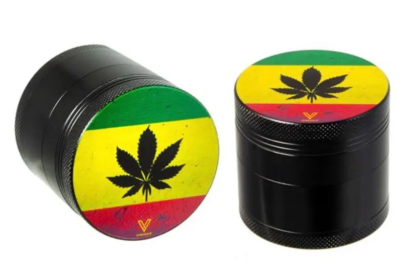 Vsyndicate Rasta Leaf Grinder – Herb Mill