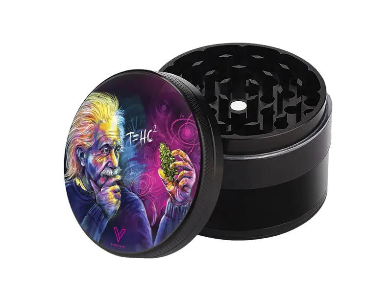 Vsyndicate T=HC² Einstein Grinder – Metal Herb Mill