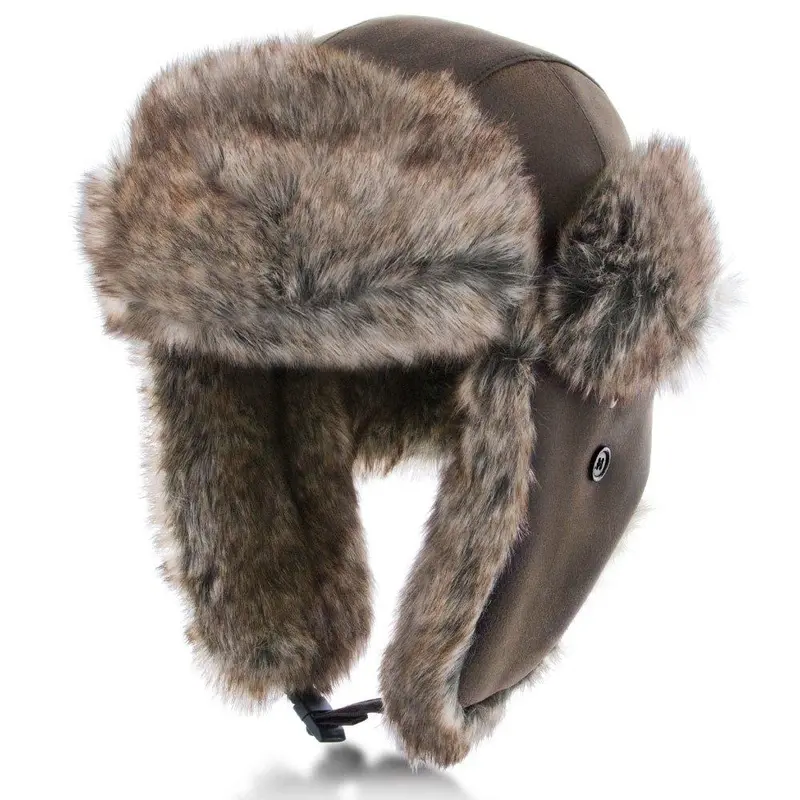 Walrus Hats Faux Fur Trapper Hat – Brown Winter Style