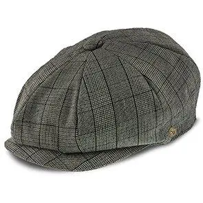 Walrus Hats Grey Plaid 8-Panel Newsboy Cap – Innovator Model