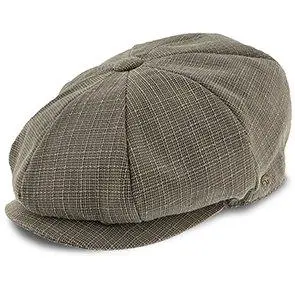 Walrus Hats Sage-Grey Polyester Newsboy Cap – Textbook Design