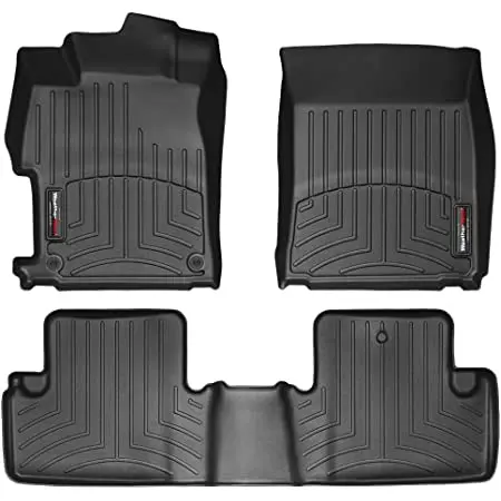 WeatherTech 2022+ Honda Civic Sedan (w/o 2nd Row USB Ports) Front + Rear Floor Liner – Black