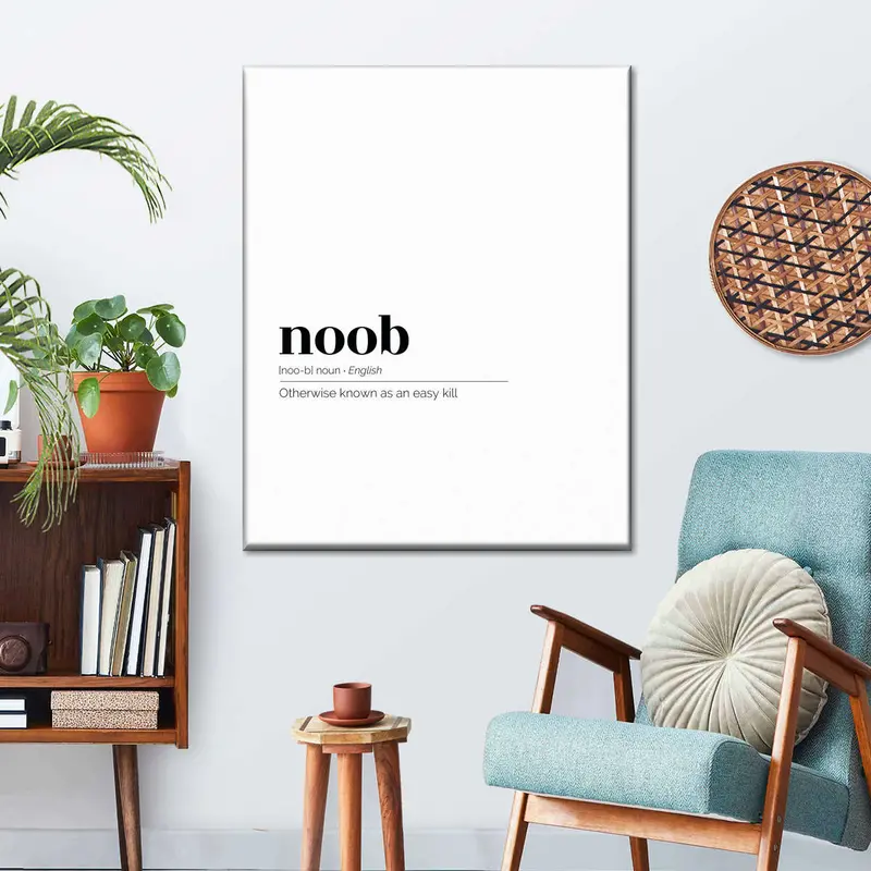 What Does ‘Noob’ Mean? — Gamer Glossary Print