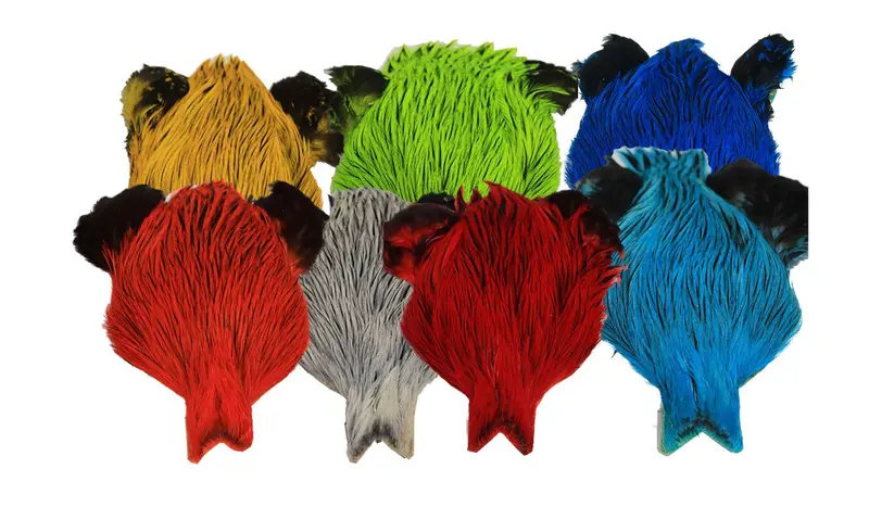 Whiting Brahma Rooster Badger Cape – Premium Fly Tying Material