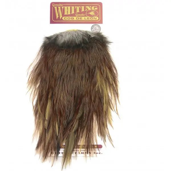 Whiting Coq de Leon Bronze Saddle Hackle