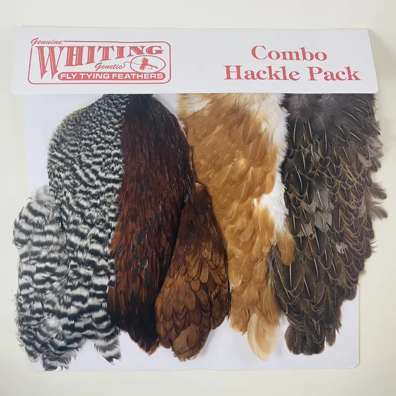 Whiting Introductory Soft Hackle Pack – 2 Half Capes & 2 Half Saddles