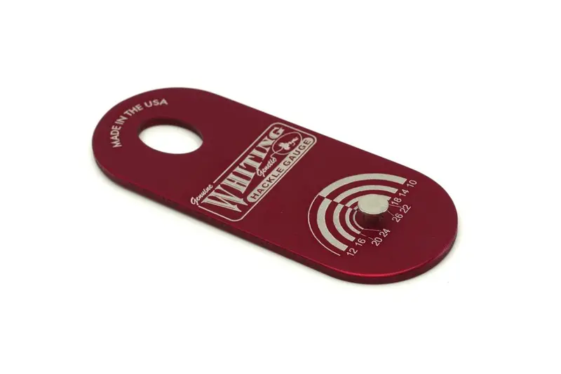 Whiting Precision Hackle Measuring Gauge
