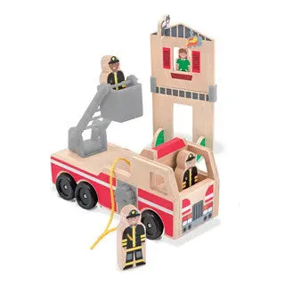 Whittle World Fire Rescue Playset with Figurines
