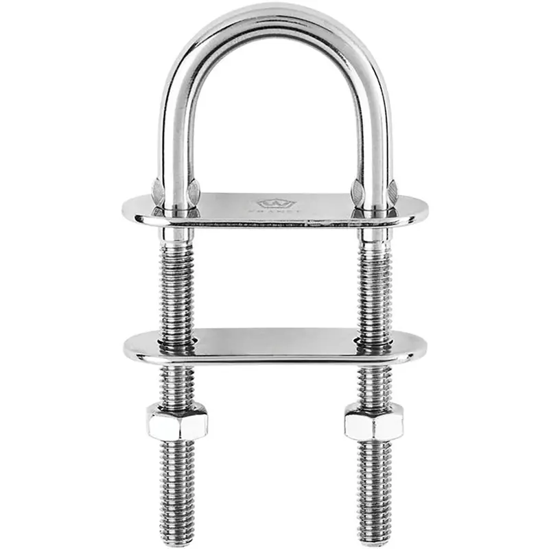 Wichard 10mm Extended U-Bolt Pad Eye – 25/64″ Width, 110mm Length (06525)