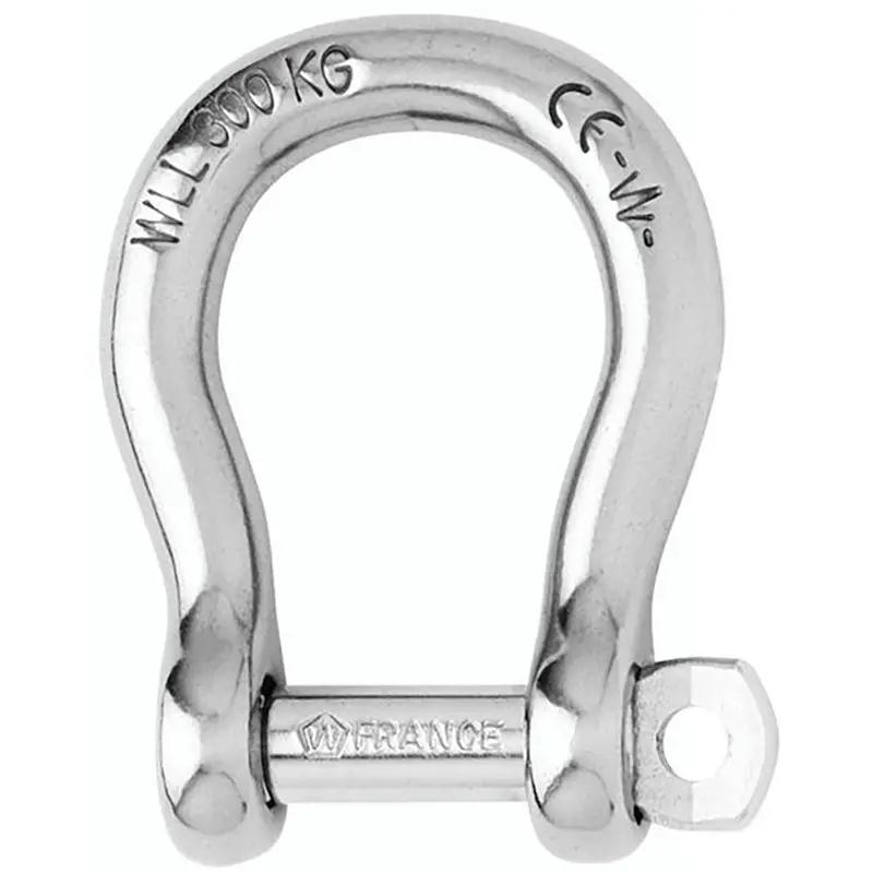 Wichard 16mm Non-Self-Locking Bow Shackle – 5/8-Inch Pin