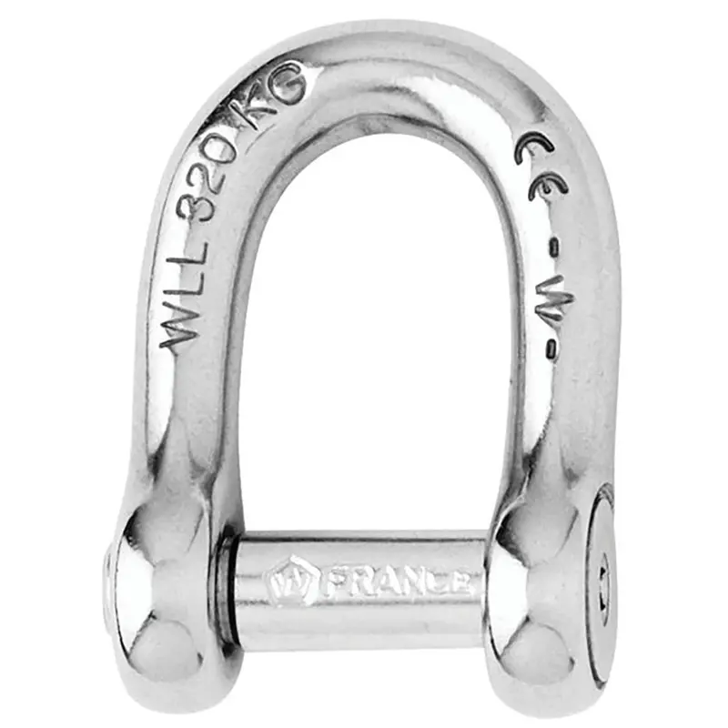 Wichard 8mm Allen Head Pin Self-Locking D-Shackle – 5/16-Inch Pin