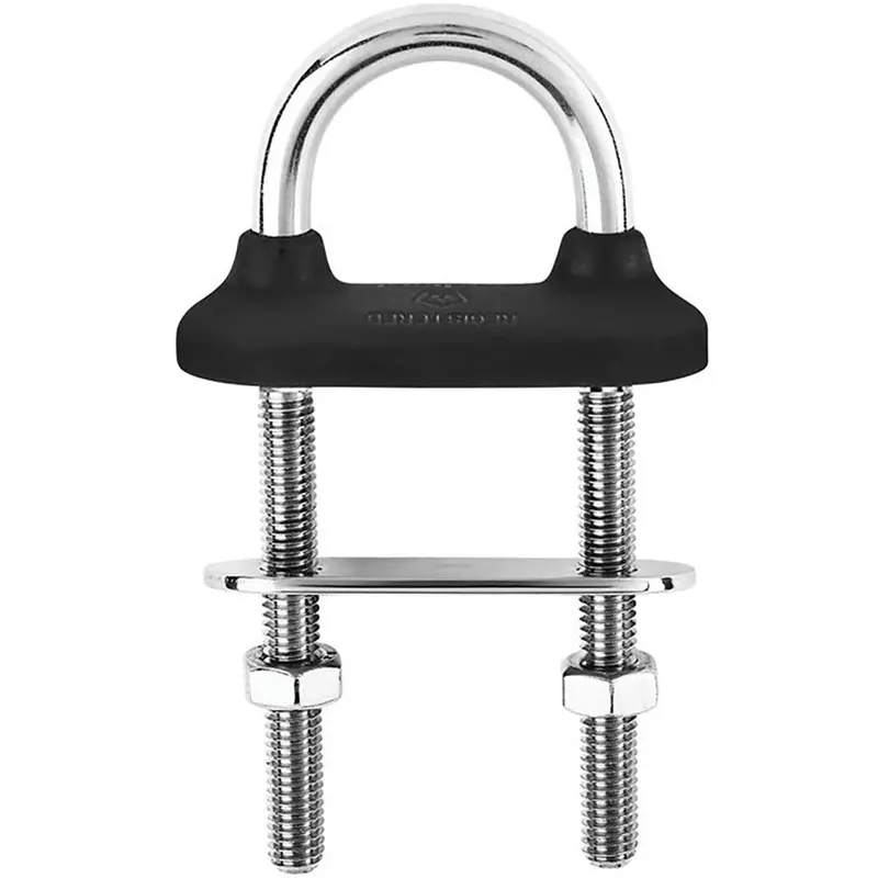 Wichard Black Watertight U-Bolt – 8mm Diameter, 80mm Length, IP68 Rated
