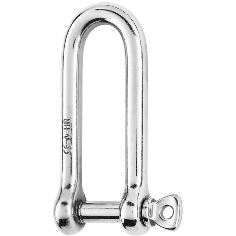 Wichard High-Resistance Long 10mm D-Shackle – 25/64″ Bow Width (11215)