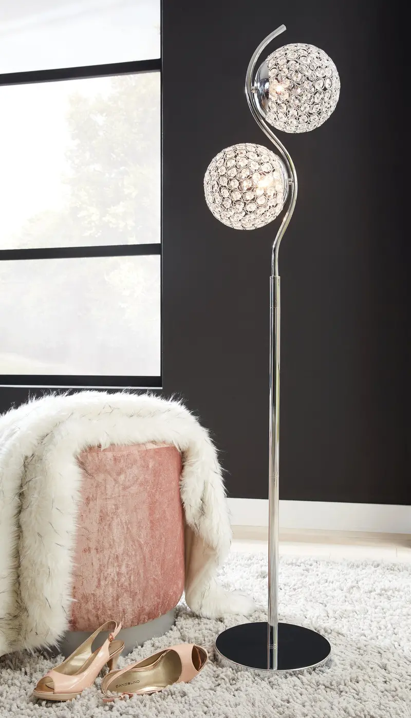 Winter-Style Adjustable Floor Lamp