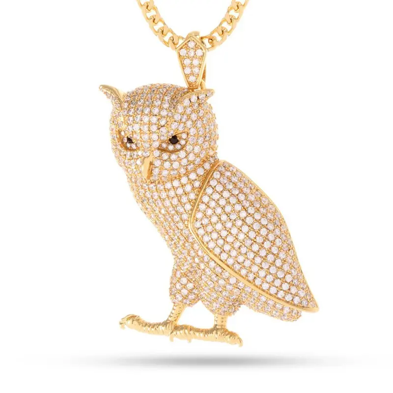 Wise Owl Pendant Necklace – Symbolic Animal-Themed Jewelry