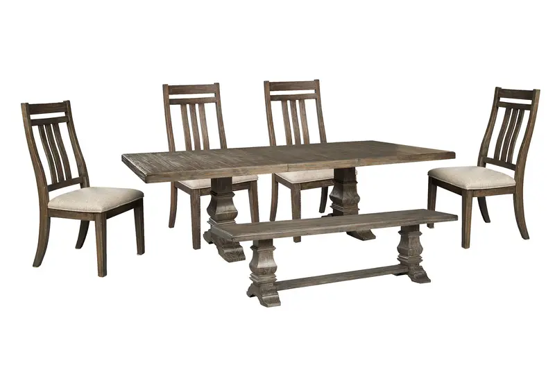 Wyndahl 6-Piece Farmhouse Dining Room Collection