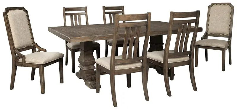 Wyndahl 7-Piece Traditional Dining Set