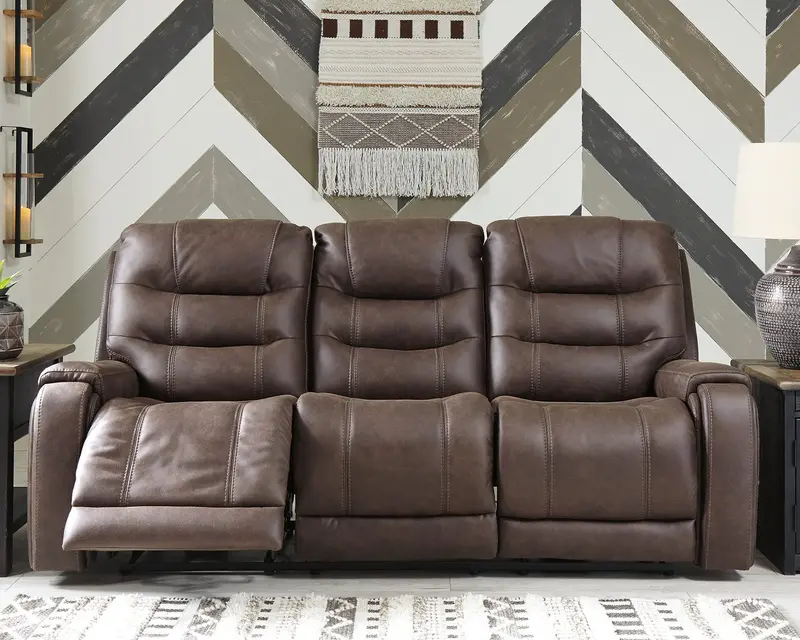 Yacolt Power Reclining Sofa – Full-Size Comfort Seating with Adjustable Backrest