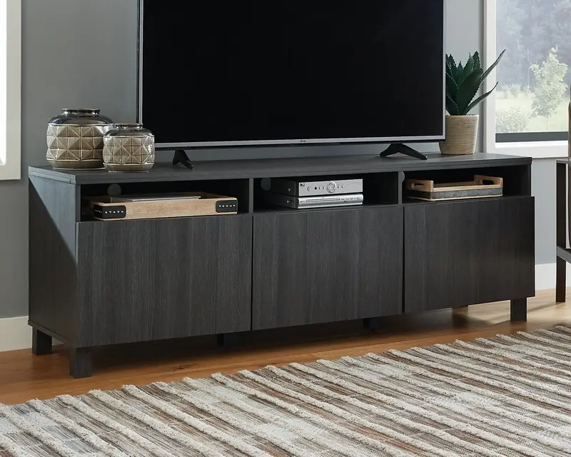 Yarlow 70-Inch TV Stand – Media Console with Open & Closed Shelving