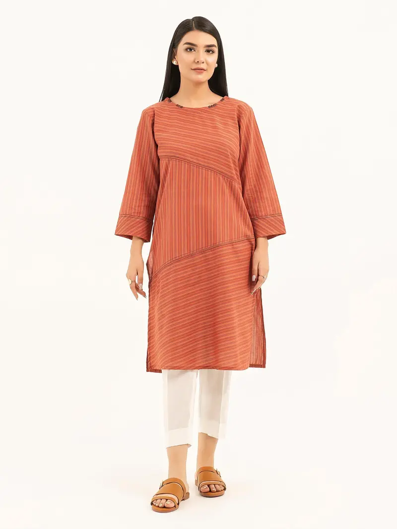 Yarn-Dyed Printed Shirt with Rich Color Depth