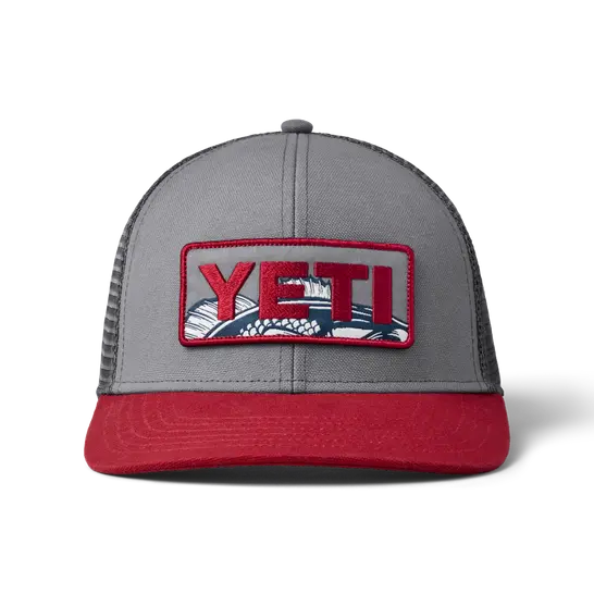 YETI Bass Badge Trucker Hat – Angler-Themed Headwear