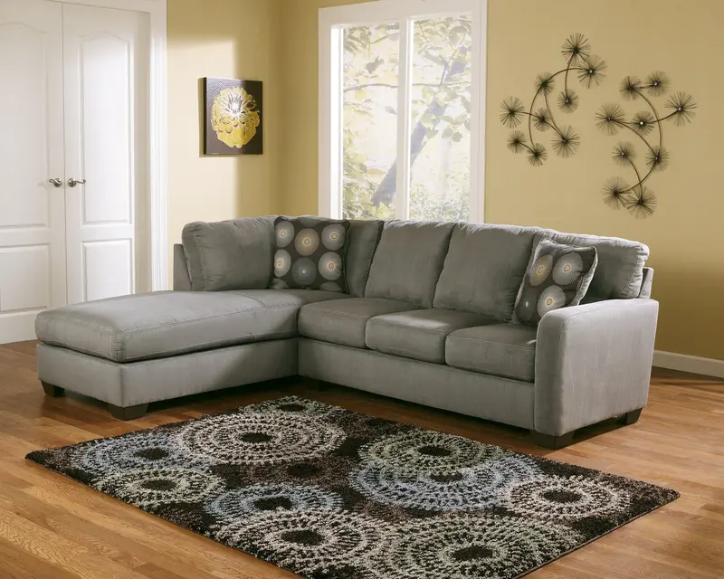 Zella Upholstered 2-Piece Sectional Sofa with Chaise Extension
