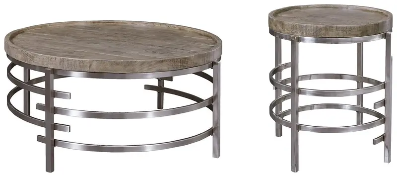 Zinelli 2-Piece Matching Table Duo – Coffee & End Table